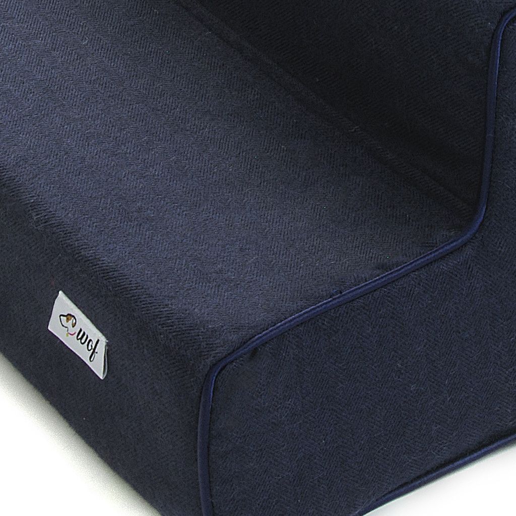 escalera azul marino para perro detalle 1 escalera azul marino para perro detalle 1