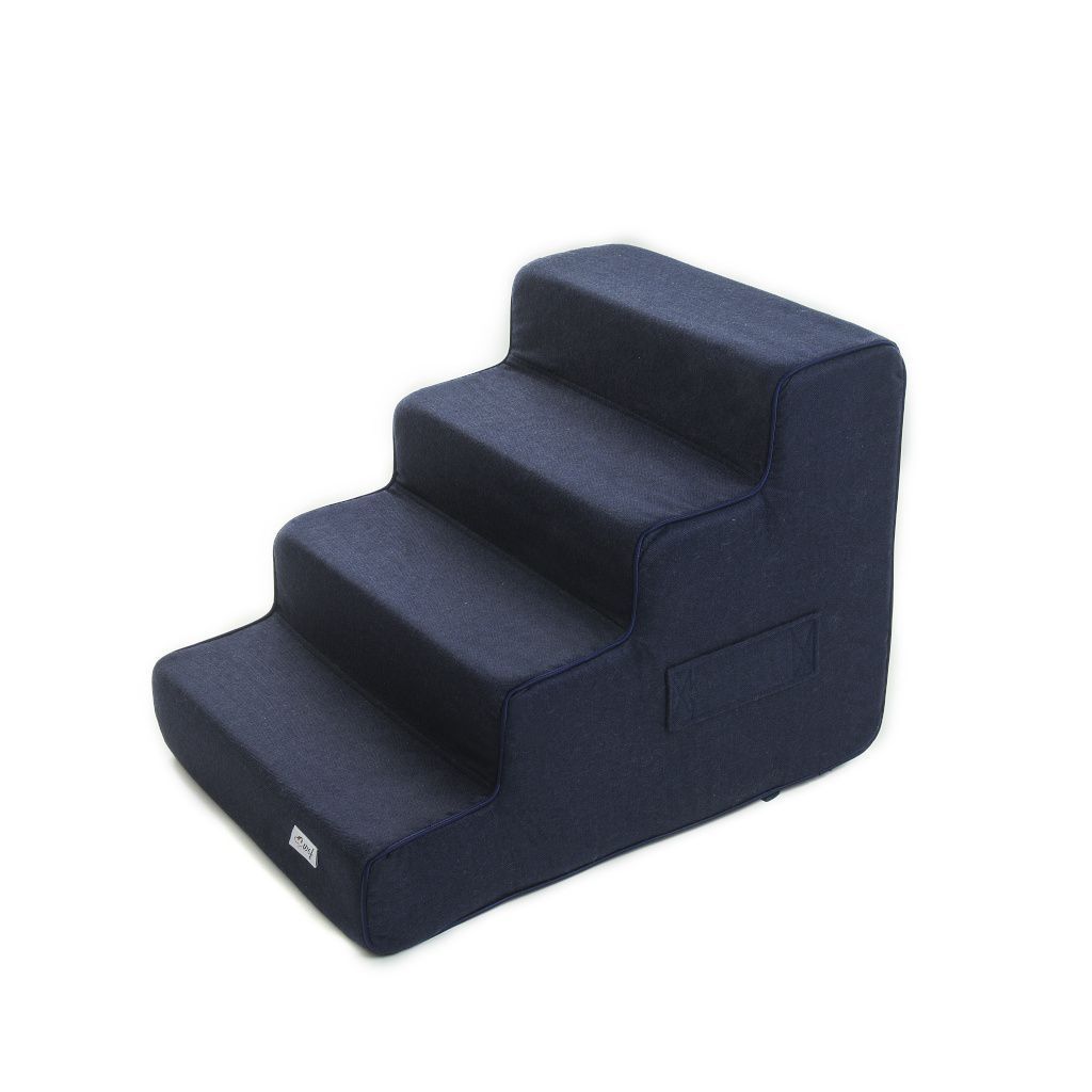 escalera azul marino para perro escalera azul marino para perro