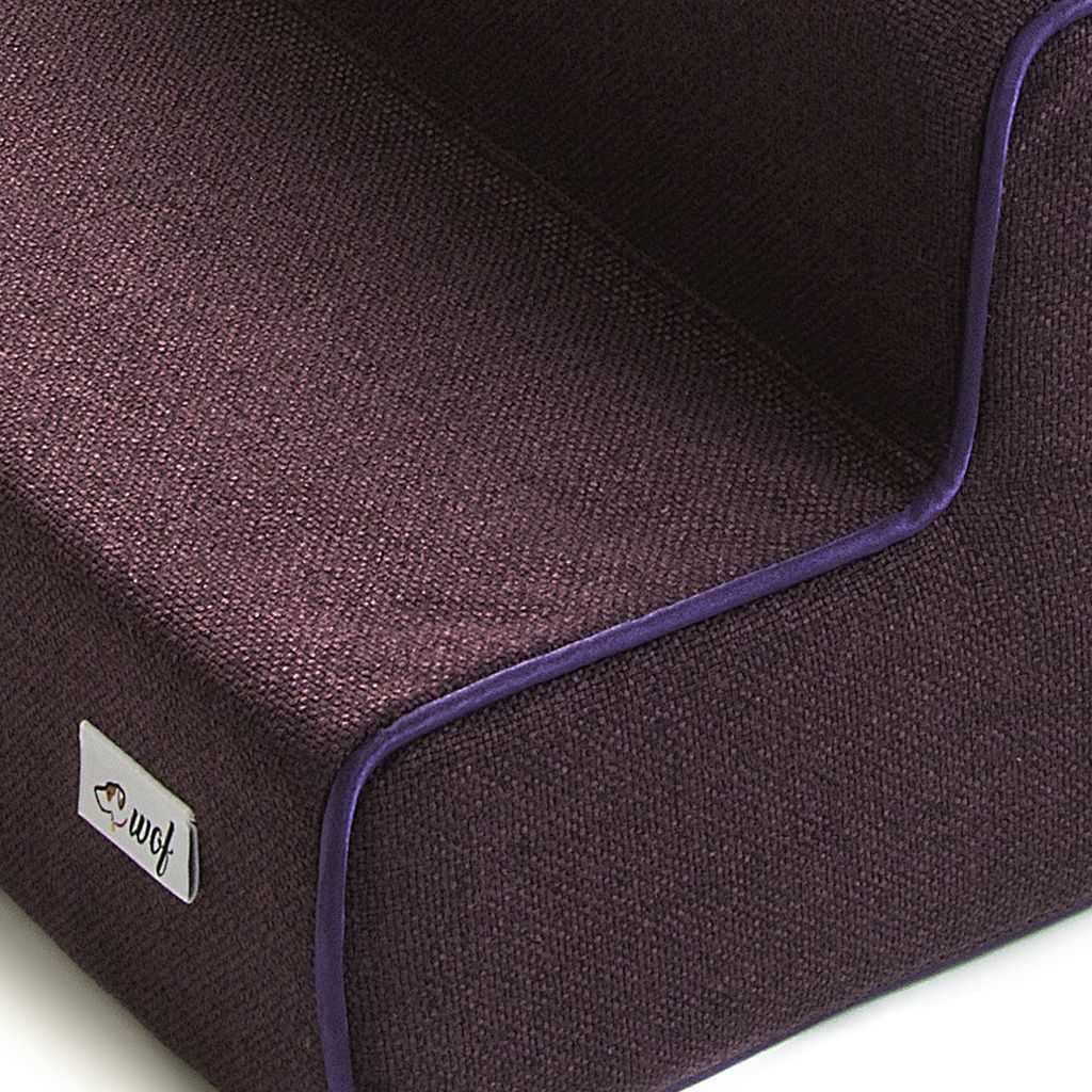 escalera para perro color morado detalle1 escalera para perro color morado detalle1