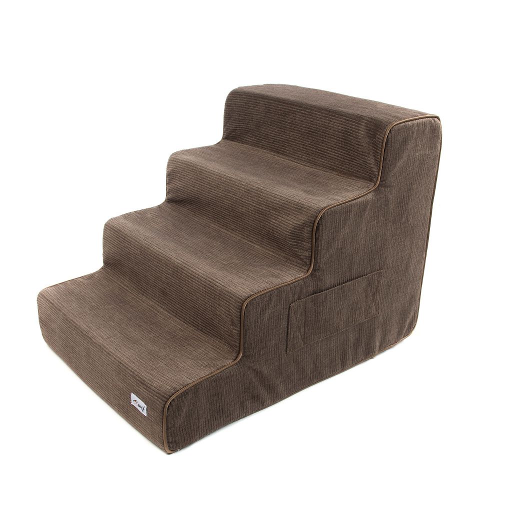 escalera para perro marron vison pana escalera para perro marron vison pana