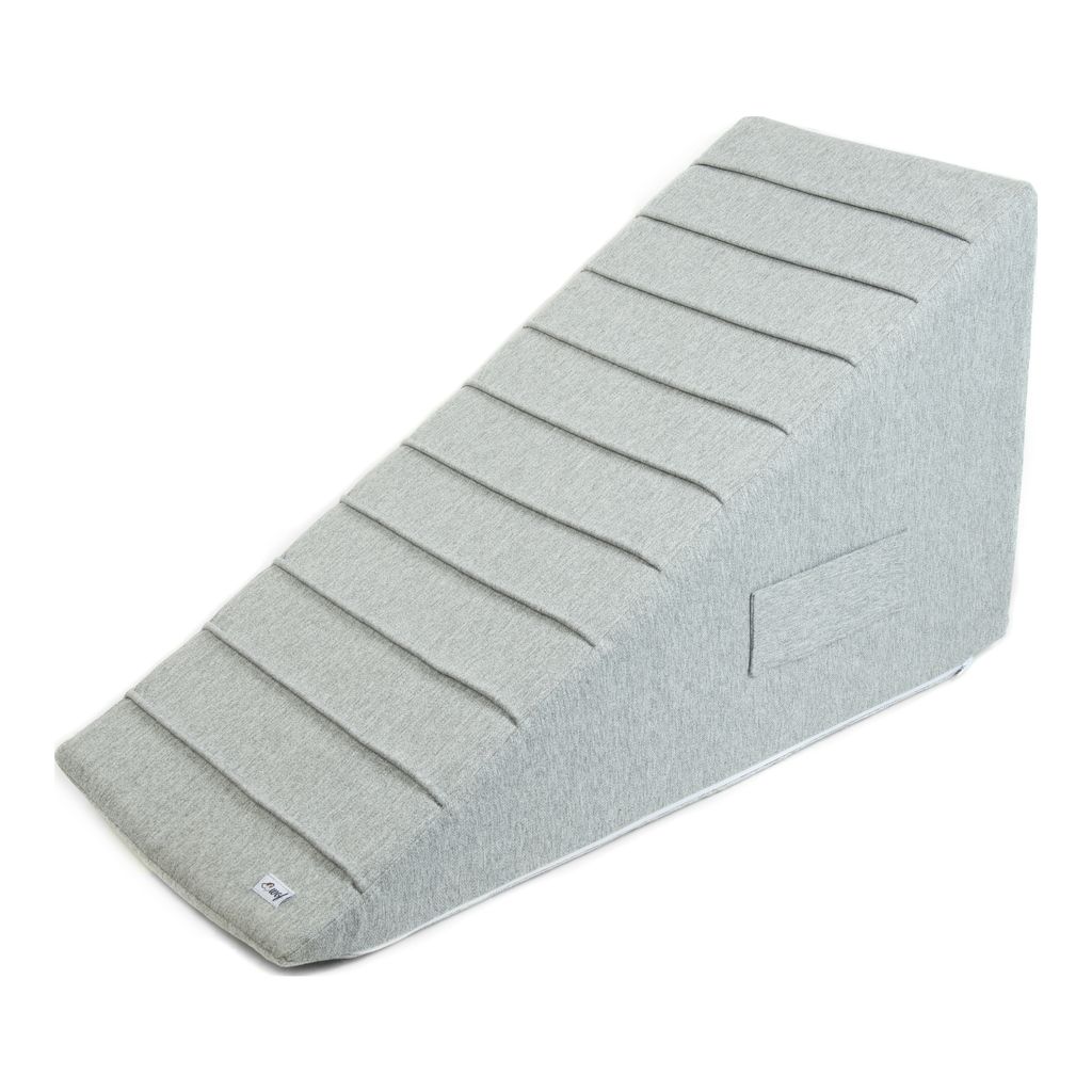 rampa gris claro jaspeado para perro rampa gris claro para perro