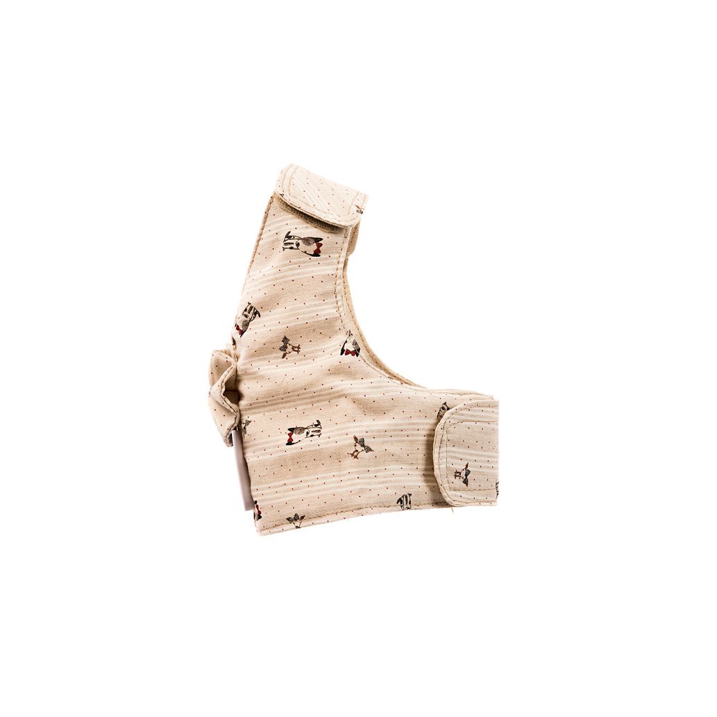 arnes textil beige puntos animalitos lateral arnes textil beige puntos animalitos lateral