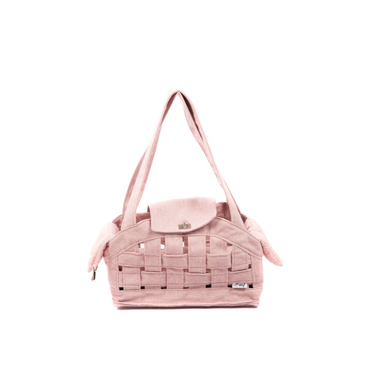 bolso rejilla rosa bebe forro rosa estrellitas frontal bolso rejilla rosa bebe forro rosa estrellitas frontal