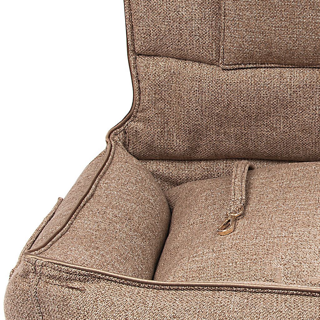 cama para coche marron claro jaspeado detalle cama para coche marron claro jaspeado detalle