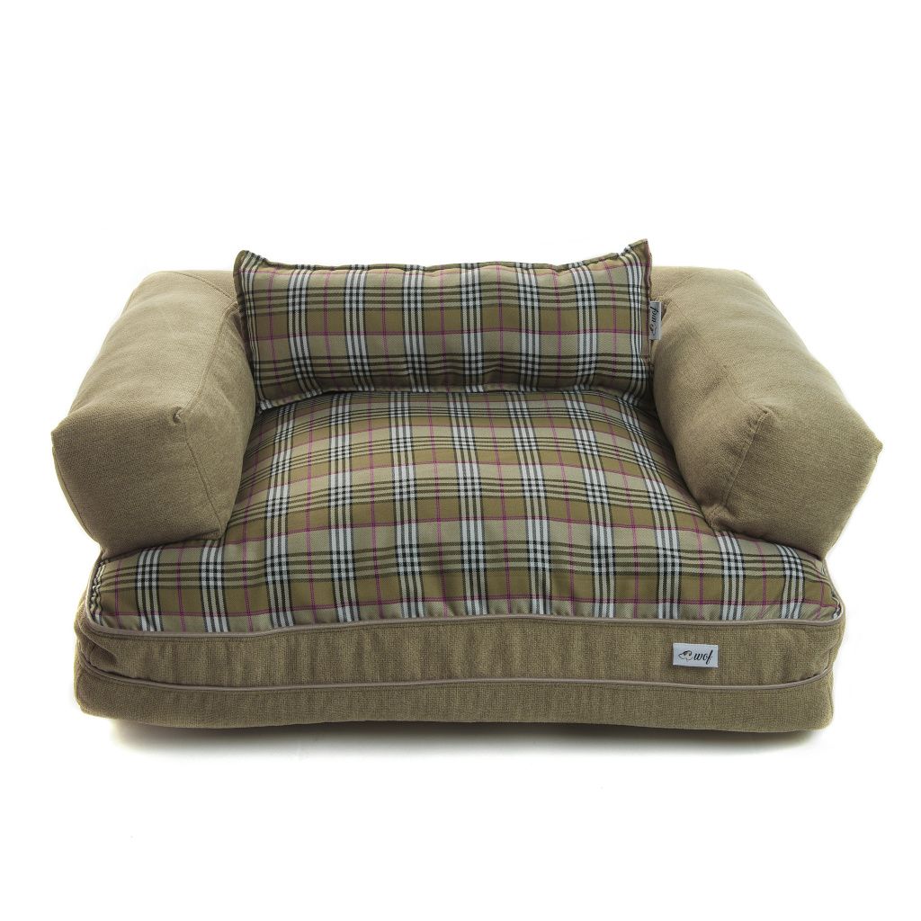 comprar sofa pequeno perro beige cuadros lineas comprar sofa pequeno perro beige cuadros lineas
