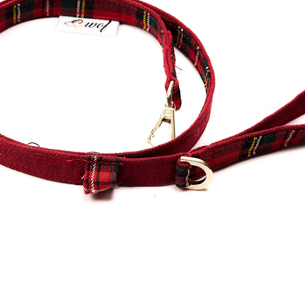comprar correa textil rojo cuadros escoceses-2-detalle comprar correa textil rojo cuadros escoceses-2-detalle