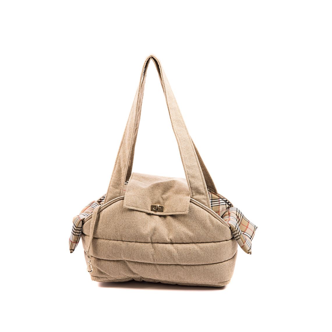 bolso tapeta beige forro beige a cuadros trasero bolso tapeta beige forro beige a cuadros trasero