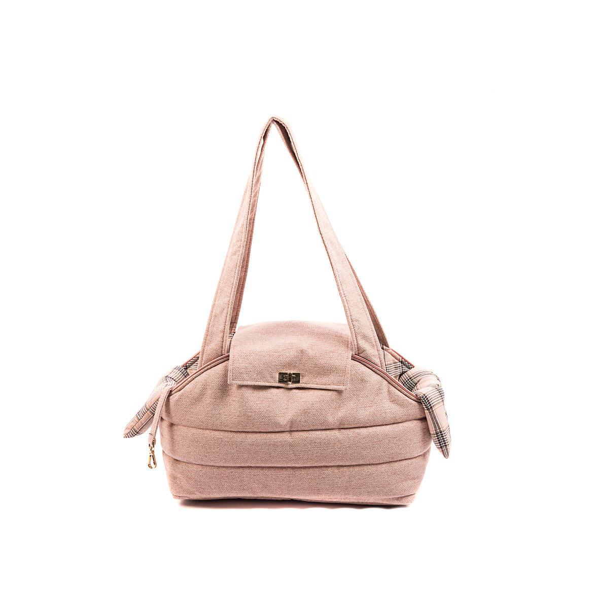 bolso tapeta rosa interior rosa bebe con lineas negras cruzadas trasero bolso tapeta rosa interior rosa bebe con lineas negras cruzadas trasero